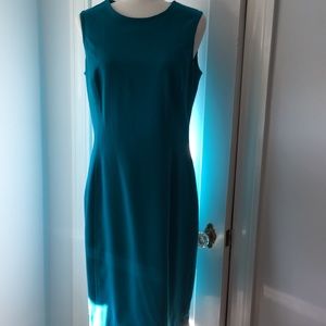 Calvin Klein turquoise size 8 sleeveless dress